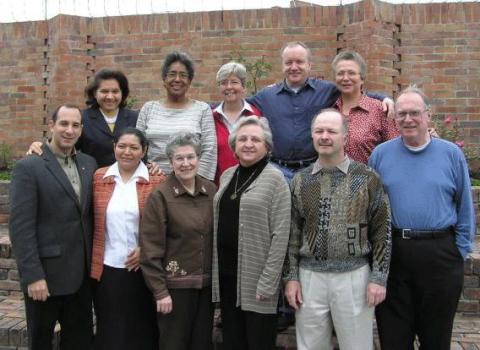 Participants are the March 2006 InterAmerican Committee meeting included: (top row) Nueza Botelho Dos Santos, the translator, Carole Shinnick, Paul Linninger, DINA MARIA ORELLANA Dina Maria Orellana, (bottom) Dominic Izzo, Vilma Esperanza Q. Moran, Margaret Toner, Christine Vladimiroff, Alain Ambeaul and Michael McNulty