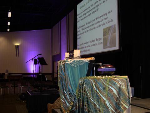 Prayer and ritual center for the LCWR assembly