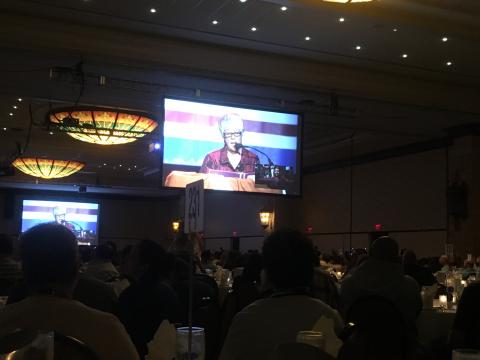 LCWR member Ana Maria Pineda, RSM addressed the Encuentro