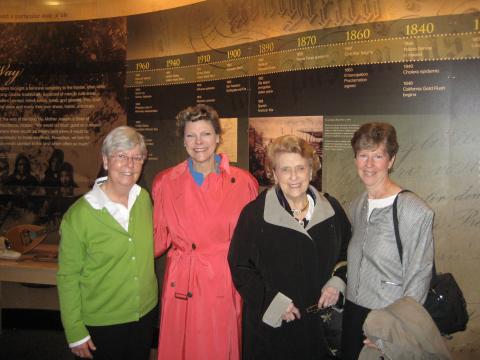 Carole Shinnick, SSND; Cokie Roberts; Lindy Boggs (former US congresswoman, ambassador to the Vatican and Cokie