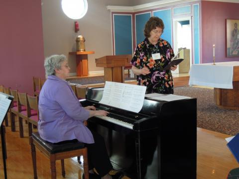 Mary Bookser, SC and Theresa LaMattery, CSJ
